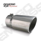 DIAMOND EYE Stainless bolt on rolled angle logo embossed polished 4 x 5 x 12 long - 4512BRA-DE